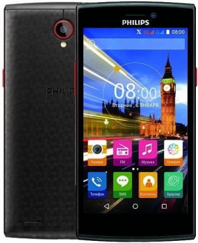 Philips S337 Dual Sim Black Red